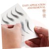 WOONEKY 6 Sheets Eyebrow Stickers Realistic Temporary Tattoo Transfers for