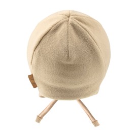 Sterntaler Jersey Beanie Printed with Strokes for Boys - Baby and Children's Hat Lined with Cotton Fleece, beige