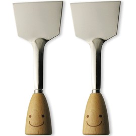 Nagao Waiwai Kitchen Okonomiyaki Spatula, Set of 2, 7.2 inches, Made in Japan, WY-48