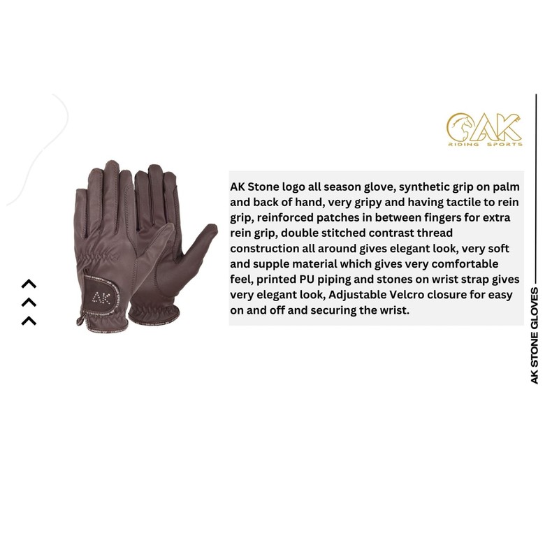 AK Horse Riding Gloves Ladies, Men & Kids Equestrian Gloves