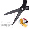JARVISTAR Titanium Non-Stick Scissors, Paper Scissors High Quality with Soft