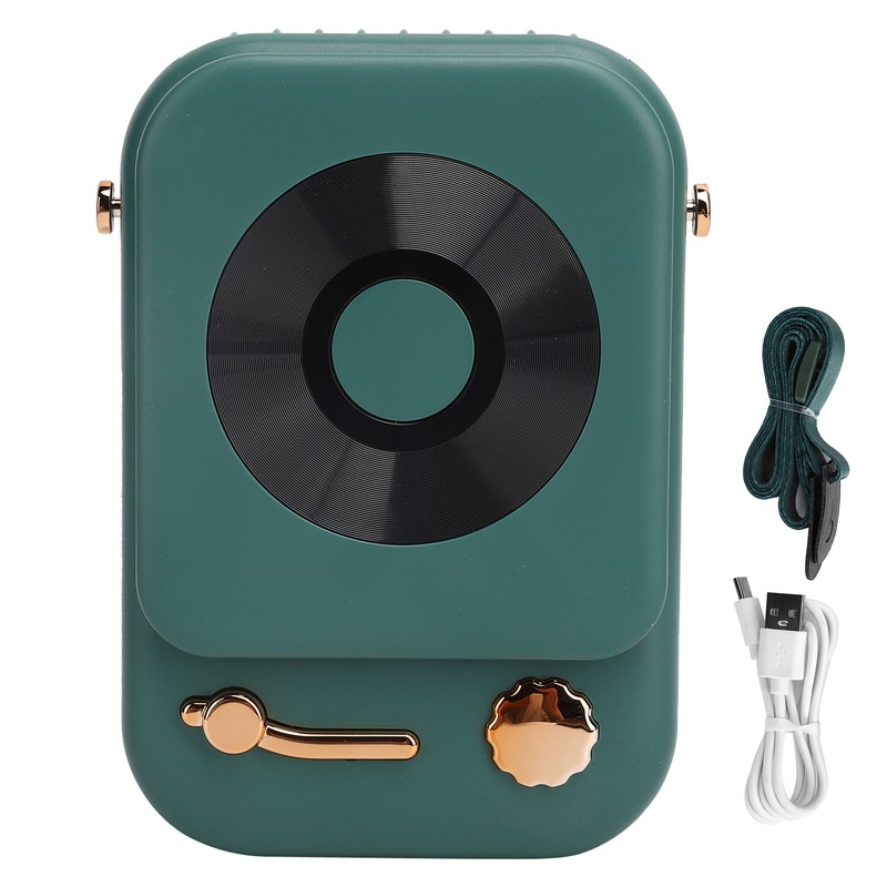 Portable Necklace Fan Desktop Handheld 3 Speed Adjustable Fan with