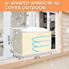 20"L x 13.5"H x 12.5"D Outdoor Window Air Conditioner Cover