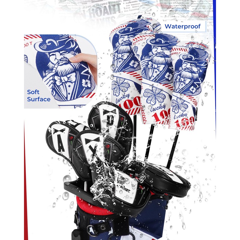 Golf Club Head covers for Driver 460CC DR #1 Elastic