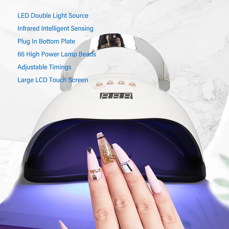 UV LED Nail Lamp Gel Dryer Intelligent Infrared Sensor Light