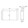 NRF 58614, Heat Exchanger, Interior Heating