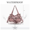Angelkiss Soft Handbags Purses for Women Large Satchel Shoulder Bags