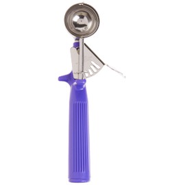 Winco Ice Cream Disher with Purple Handle, Size 40