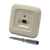 Busch Jäger, Rutenbeck Flush-Mounted Network Socket Ethernet 10 Gigabit/S (10GbE)