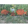 LB H&F Set of 3 Garden Stakes, Maritime Decorative Garden