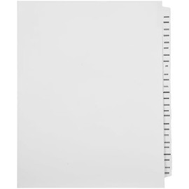 Exhibitindexes® Exhibit Tabs AAAAA-ZZZZZ Dividers (5A-5Z)