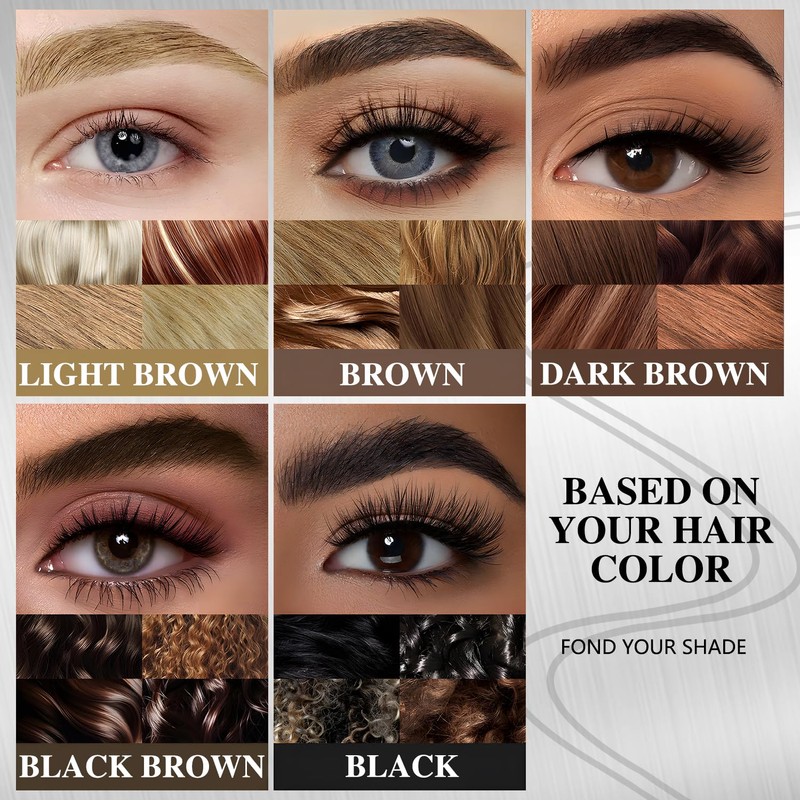 MOTIBACK 2-in-1 Dual-Ended Eyebrow Pen - Waterproof Microblading Brow Pencil