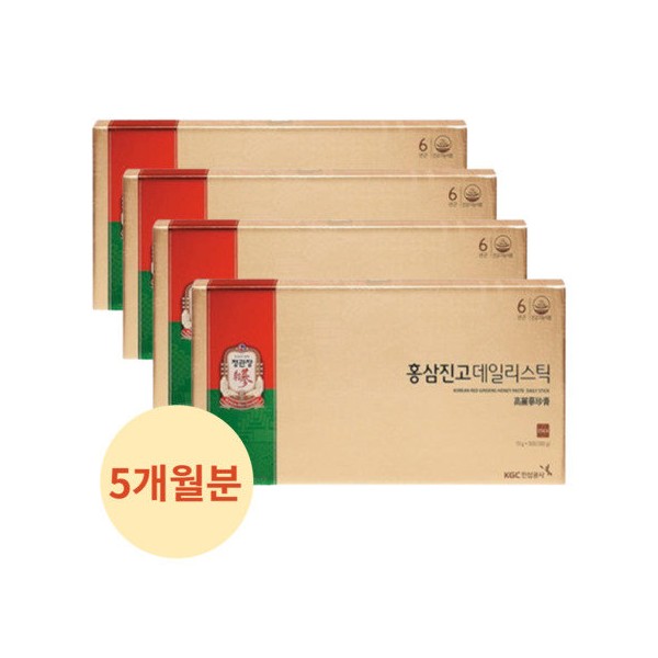 CheongKwanJang Red Ginseng Jingo Daily Stick 10g 30 packs (5 boxes) / 정관장 홍삼진고 데일리스틱 10g 30포 (5박스)