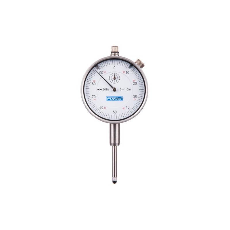 Fowler 52-520-110-0, Adg Dial Indicator With 0-1" Measuring Range