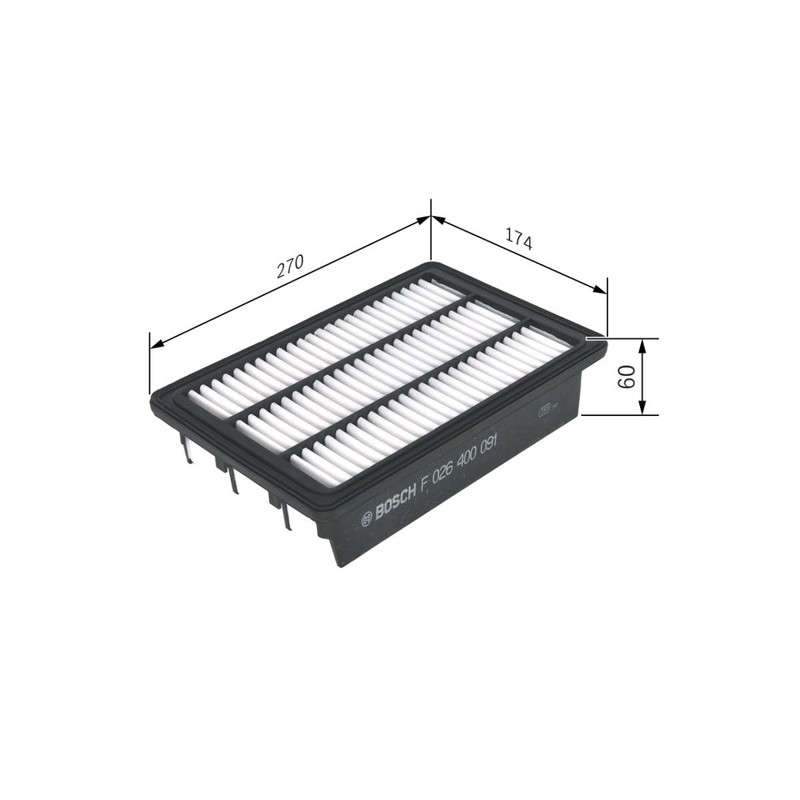 Bosch F026400091 Air-Filter Insert