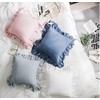 Antique Throw Pillow Case 45*45cm Fashion Pillowcase Ruffle Nordic Shabby