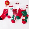 Edmundry 5 pares de calcetines de Navidad unisex para bebés