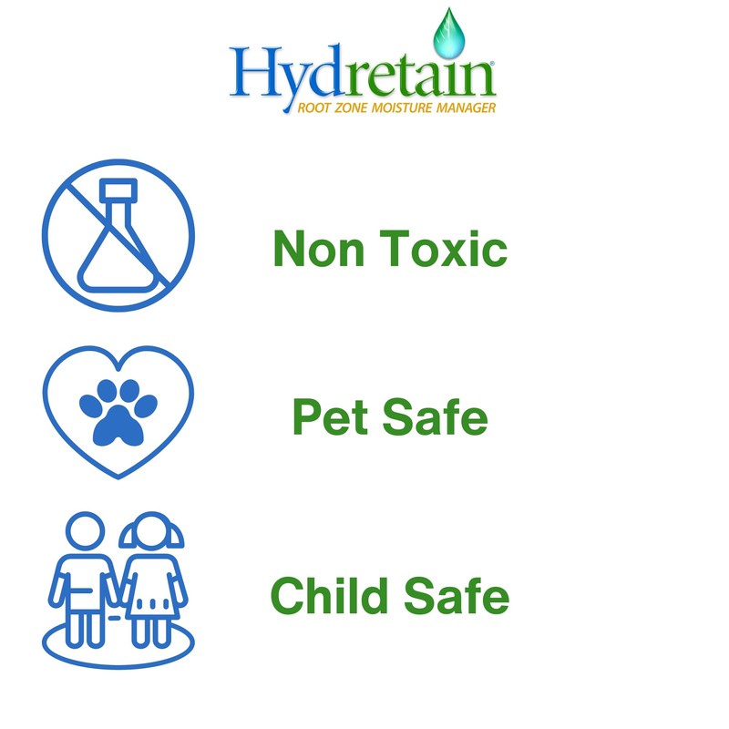 Hydretain Root Zone Moisture Manager - Drought Protection and Moisture