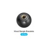 METALLIXITY Threaded Ball Knobs (25mm/0.98") 12Pcs, Plastic Ball Lever Knob