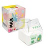 Kawaii Glass Milk Carton Cup Clear Cute Milk Cup Mini