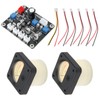 TS-DB45-Q 2Pcs Power Amplifier DB Meter Backlight Audio Level Tester