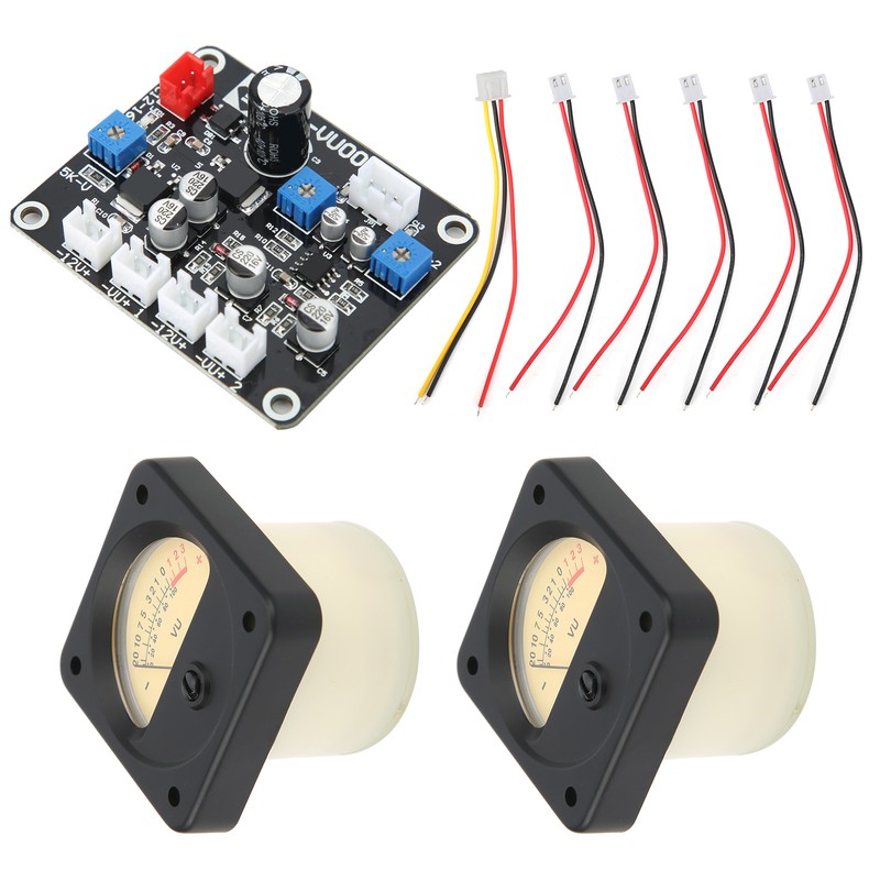 TS-DB45-Q 2Pcs Power Amplifier DB Meter Backlight Audio Level Tester