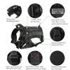 Hanshengday Tactical Service Dog Vest Harness for Medium Large Dog,