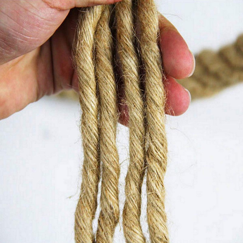 Twisted Manila Rope (1.5 Inch x 20 Feet) Natural Jute