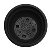 Bloem Ariana 10" Black Round Self-Watering Resin Planter Pot -