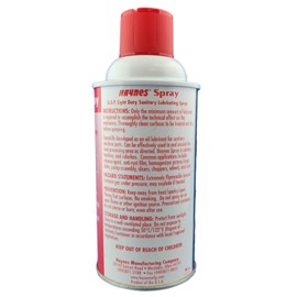 THE FRYOILSAVER COMPANY Haynes Spray, U.S.P. Light Duty Sanitary Lubricating Spray, Food Grade Lubricant, 6 x 9oz Can, 255g, Industrial Lubricants, Prevent Corrosion