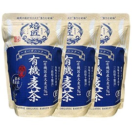 Organic Barley Tea Bags 0.3 oz (10 g) x 20 Packs x 3 Bags | 100% Barley Made in Japan | Can be Used for Cold Brew and Boiled | Organic JAS Standard