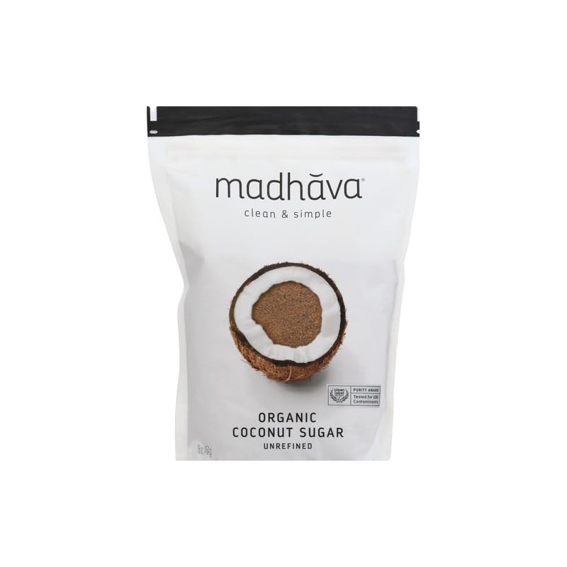 Madhava Organic Coconut Sugar - 1 lb
