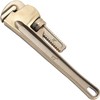 WEDO 8-inch Non-Sparking Pipe Wrench, Straight Pipe Wrenches Jaw Max