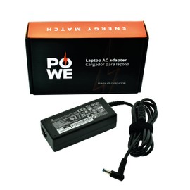 Cargador de portátil de 19.5 V 3.33 A 65 W CA para HP 710412-001 PPP009C PPP009D Adaptador de punta azul: 0.177 x 0.118 in con pin central en el interior del ordenador portátil, cable de alimentación