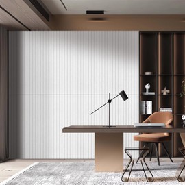 6 Pack Acoustic Wall Panels, 47.2" X 23.6" Sound Absorbing Panels, Decorative Sound Proof Panels for Office, Studio, Home Theatre - White