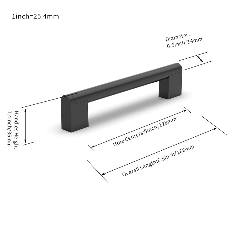 FURNIWARE 10 Pack Cabinet Pulls, Hardware Drawer Handles, Stainless Steel