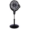 Optimus F-7508 14" Louver Rotating Oscillating Pedestal Air Circulator, Remote,