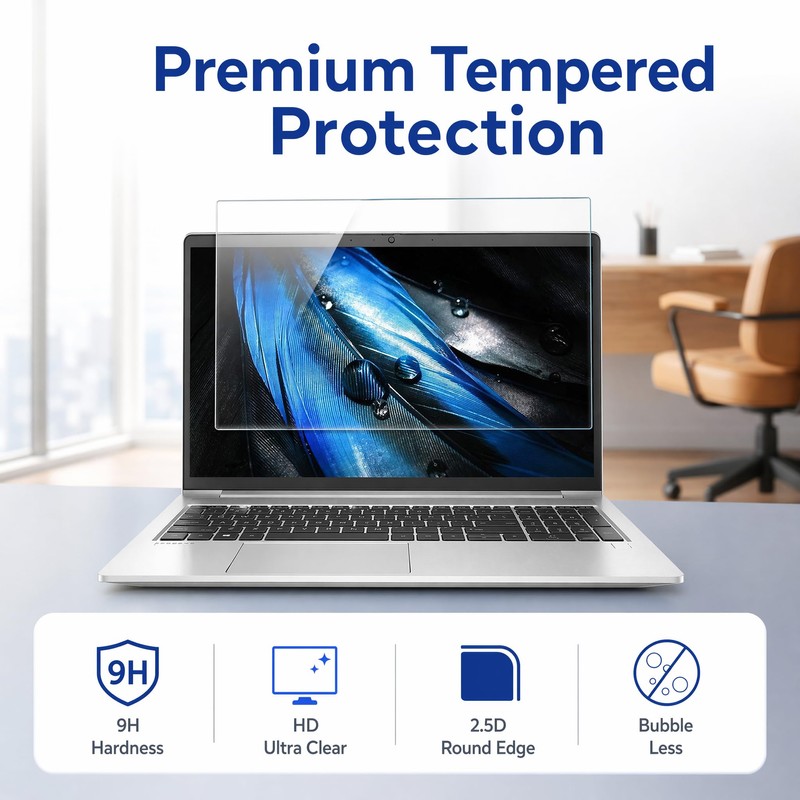 2-Pack 9H Tempered Glass Screen Protector for Dell 14 Plus,