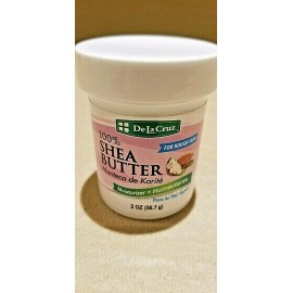 De La Cruz 100 % SHEA BUTTER/MANTECA DE KARIFE 2 oz For Rough skin. Para piel seca y áspera