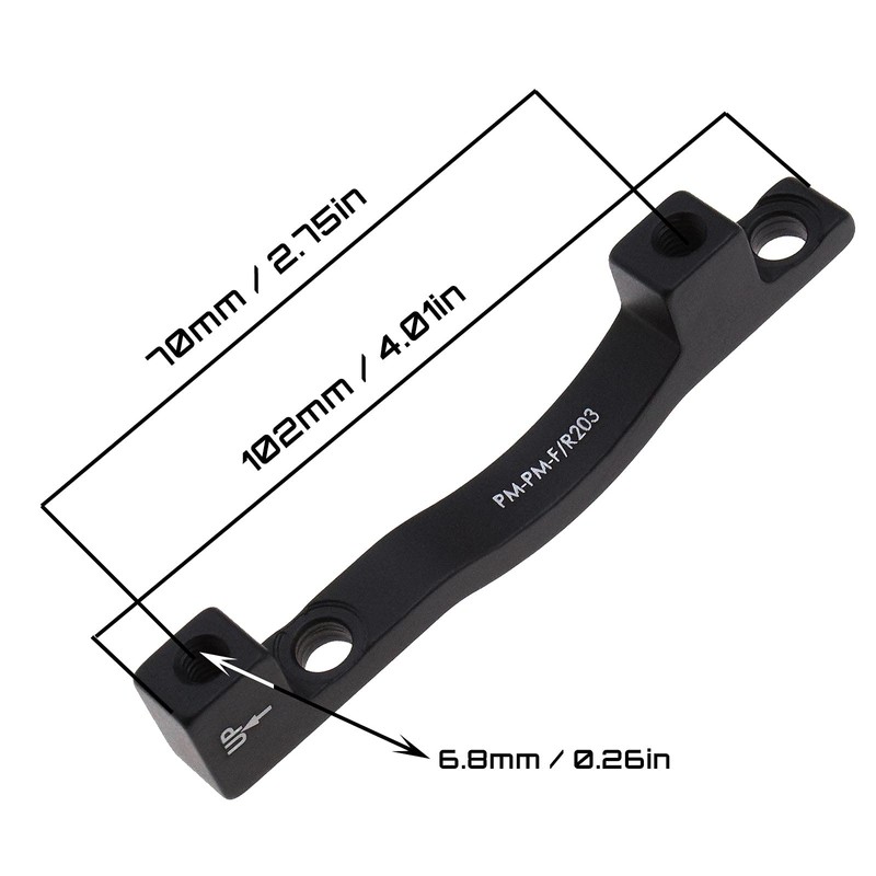 Ultralight Disc Brake Adapter FM Flat PM Post Mount IS