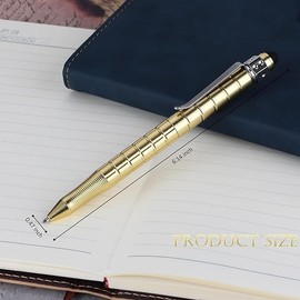 SMOOTHERPRO Stylus Ballpoint Pen | Retractable Spinner Pen | Compatible with Parker Refill | for EDC Office School (FSA01R) | Red