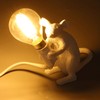 Modern Resin Mouse Lamp E12 Creative Desktop Decoration Animal Lamp