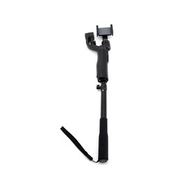Levemolo Aluminum Alloy Handheld Gimbal Tripod Extension Rod Selfie Stick Pole Screw Ball Head for Overhead Photography