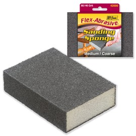 IVY Classic 42000-6 Medium/Coarse Sanding Sponge, Flex-Abrasive, 6-Pack