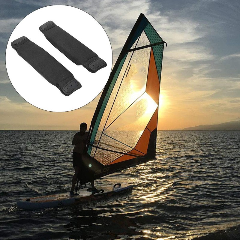 Nimomo Black Kiteboard Footstraps, 1 Pair Kite Board Kitesurfing Surf