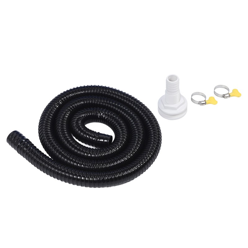 Bilge Pump Installation Kit Black 1‑1/8in Leak Proof Easy Installation