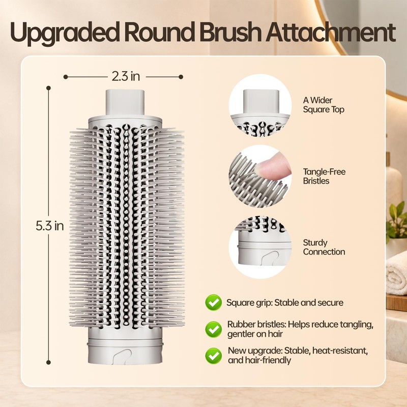 Round Brush Volumizing Attachment for Shark FlexStyle HD400