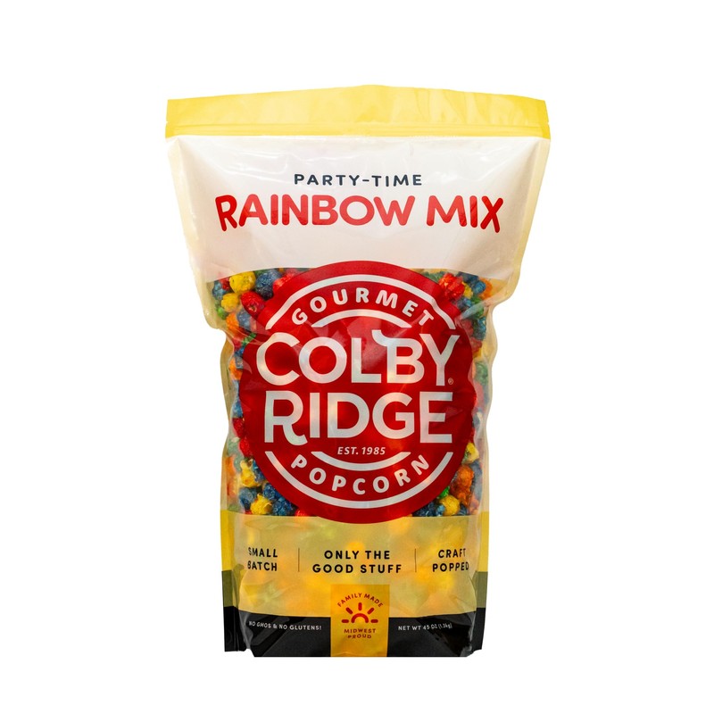 Colby Ridge 4 Gallon 2-Pack Rainbow Gourmet Craft Popped Gluten