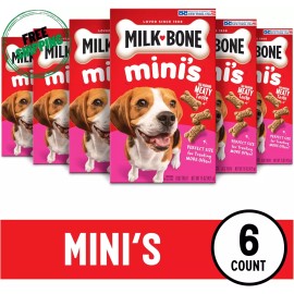 Milk-Bone Mini'S Original Dog Biscuits, 15 Ounce (Pack of 6)