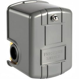 Water Well Pressure Control & Air-Pump Pressure Switch, 40-60 PSI, Adjustable Differential,1/4" Female NPT, Automatic (1 Pcs)